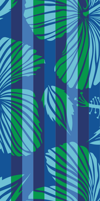 Blue Jacquard Towel