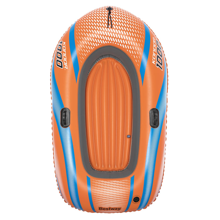 Bestway Solo Explorer Inflatable 1-Person Boat for Lake and Beach Adventure